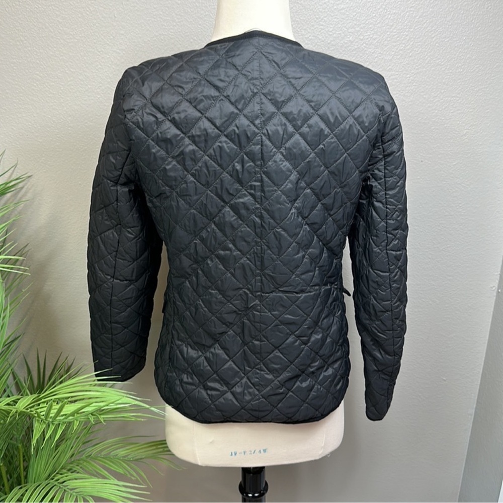 J. Crew Women's Black Quilted Puffer Jacket - Picture 5 of 8
